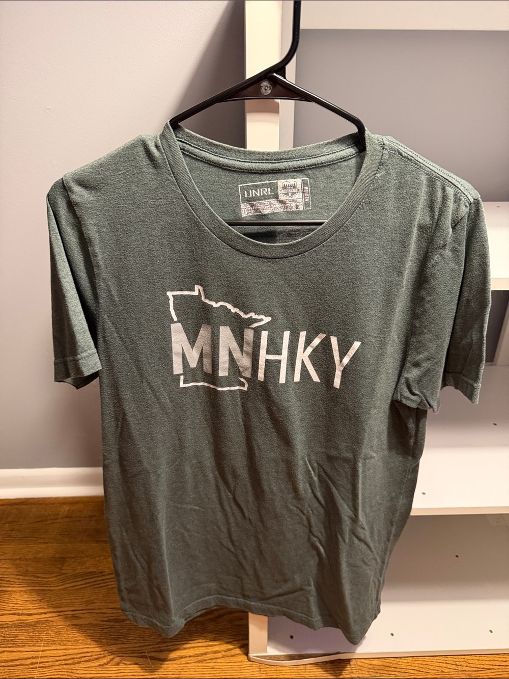 MNHKY Short-Sleeve Crew Tee in Olive Green